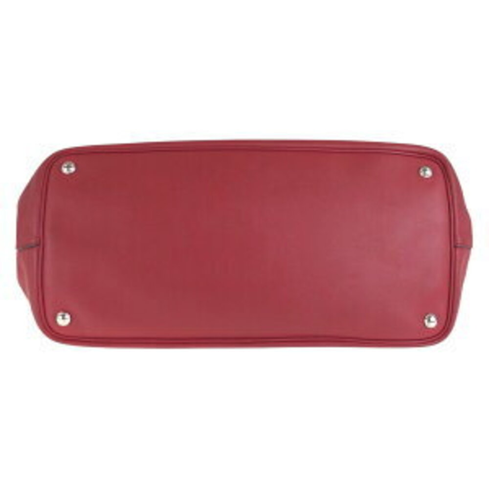 Prada bag red leather tote shoulder - Picture 10 of 10